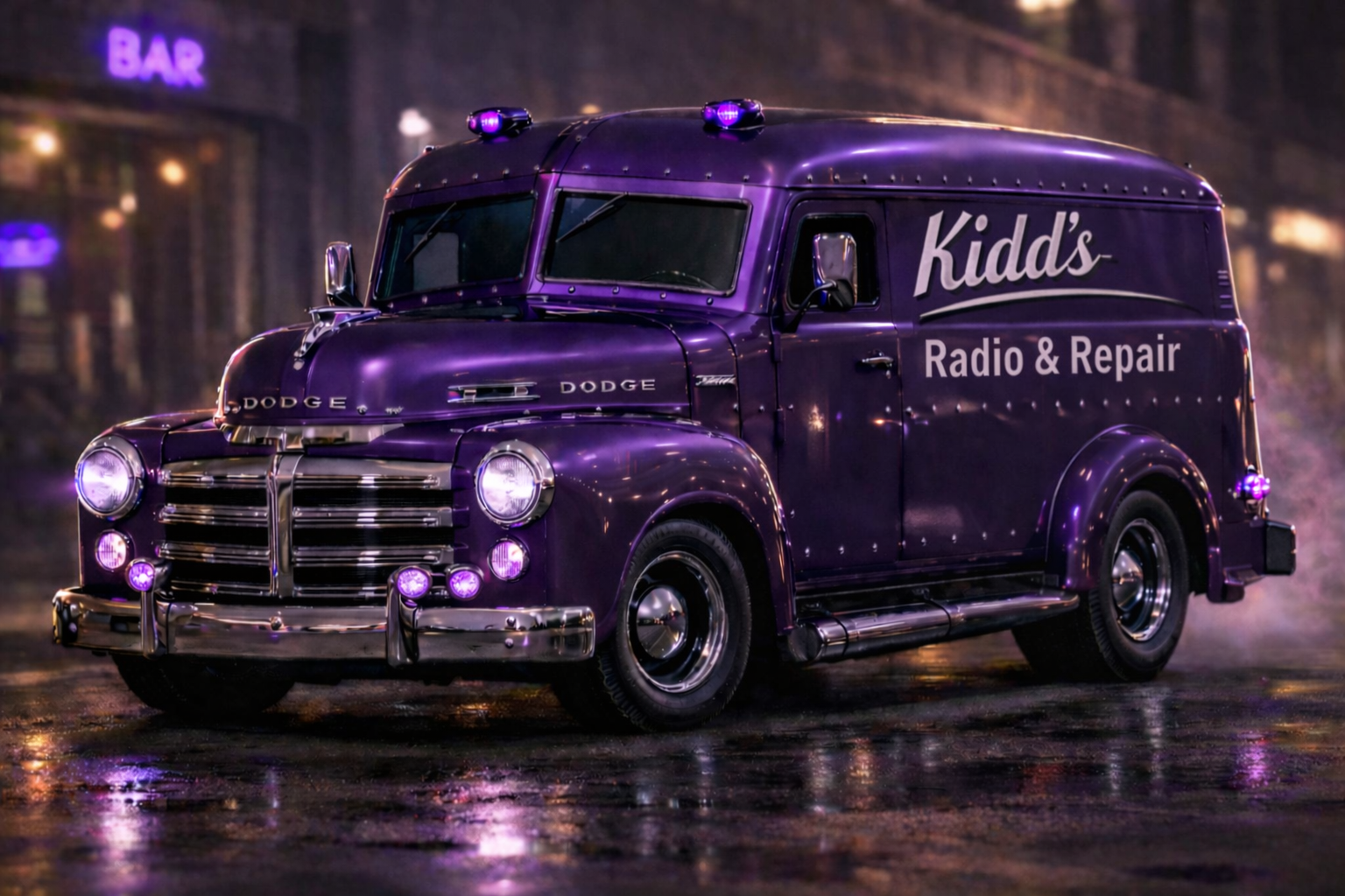 Sid's Radio & Repair van
